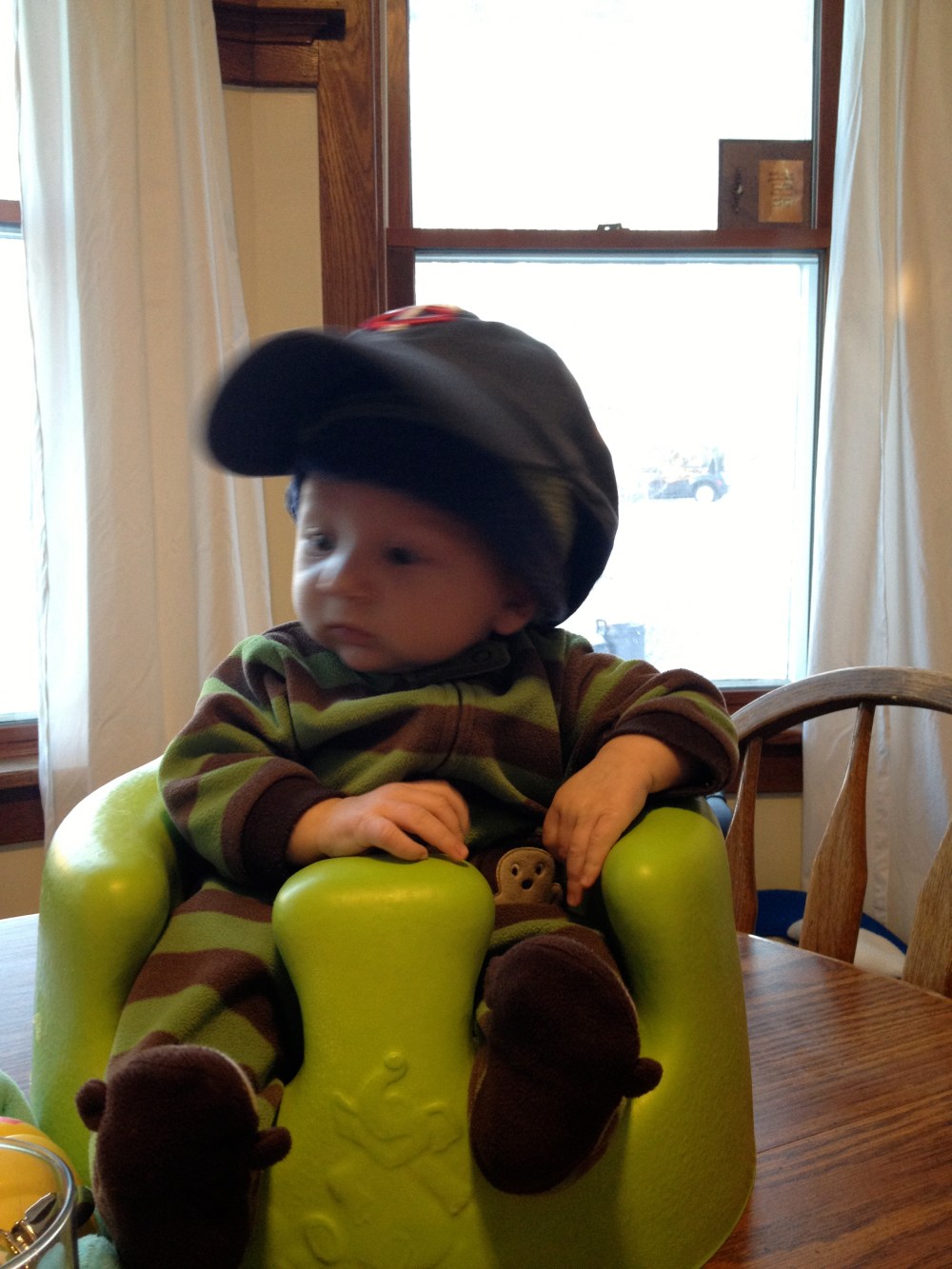 Even Eli got in on the action.