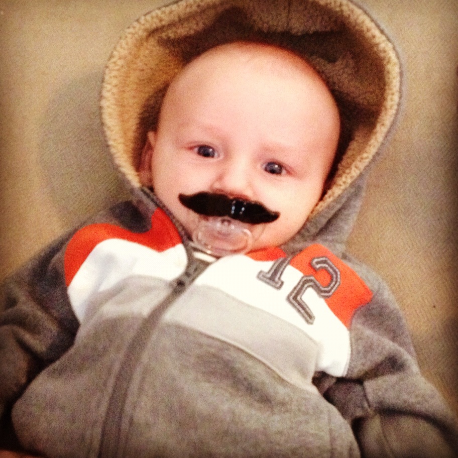 Mustache baby