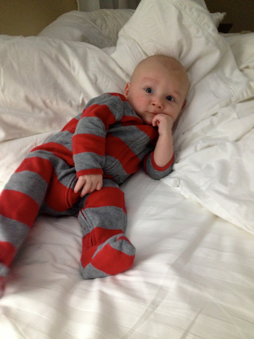 Happy Valentine's Day from Eli! (twins refused to be still for a single second yesterday)