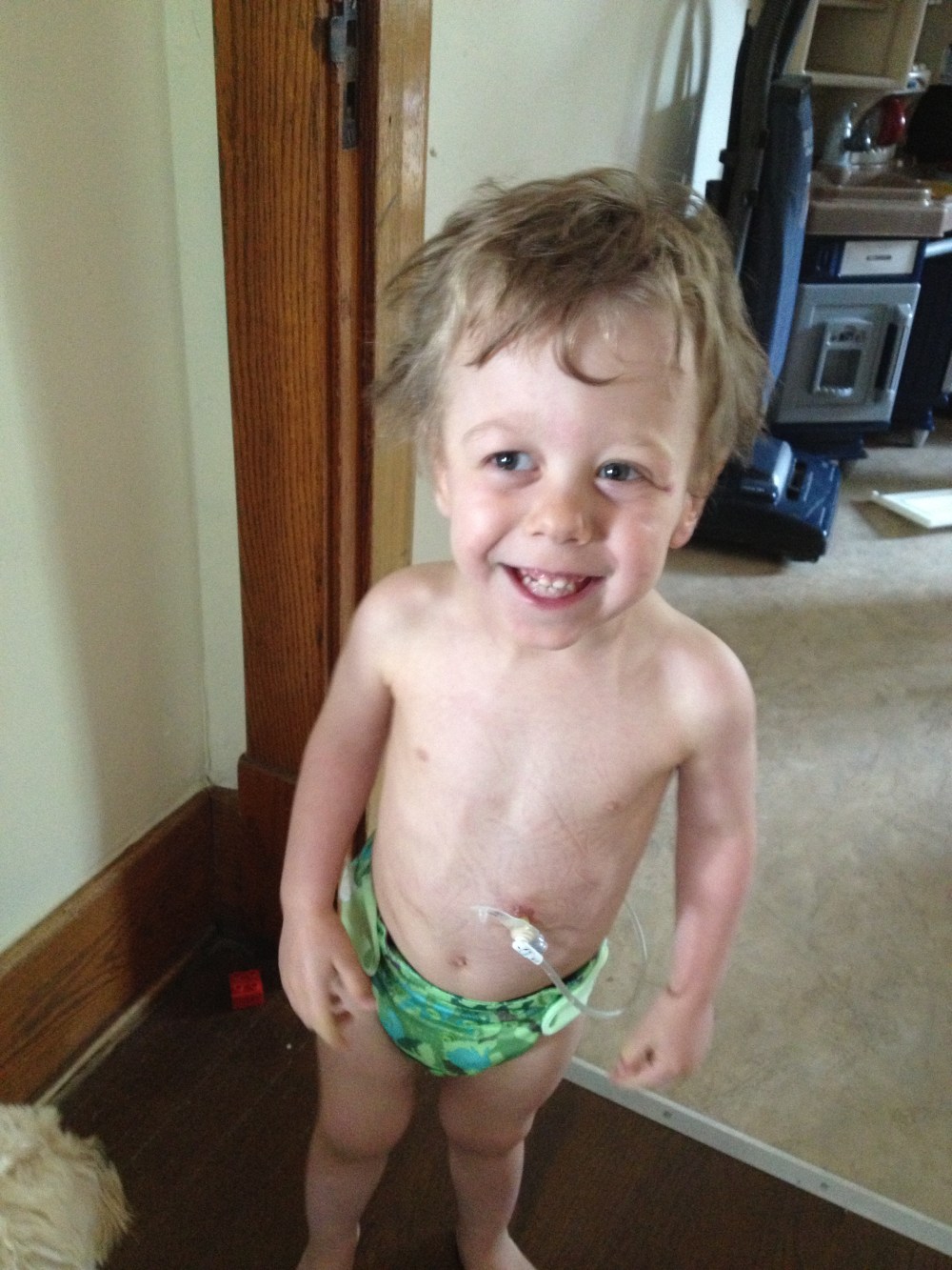 Again, the hair... good lord child!