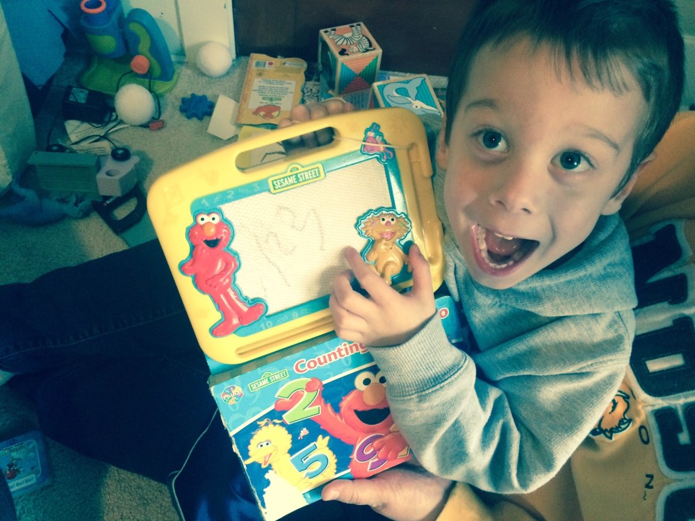 Jack can write letters now!